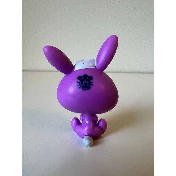 Littlest Pet Shop Blythe Purple Motorcycle Scooter Sidecar Hasbro 2010 w| 2 Pets - Picture 10 of 12